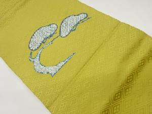 松模様刺繍名古屋帯